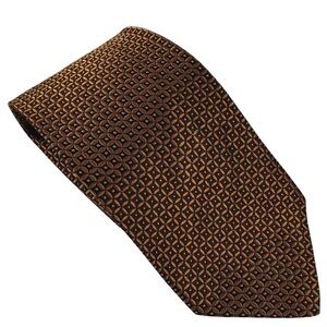 Metropolitanview Italian Silk Tie Geometric Tied